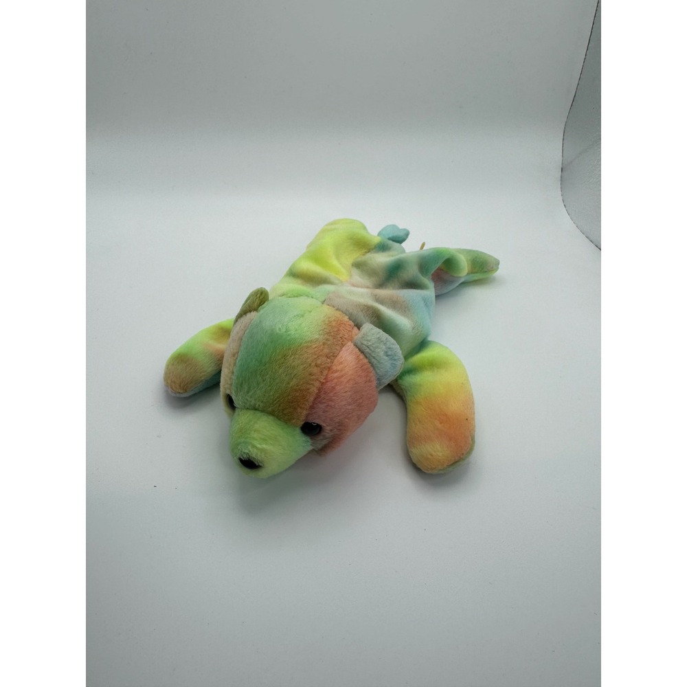 Ty Beanie Babies Baby 1998 "SAMMY" Multi-Color Bear No Hang Tag
